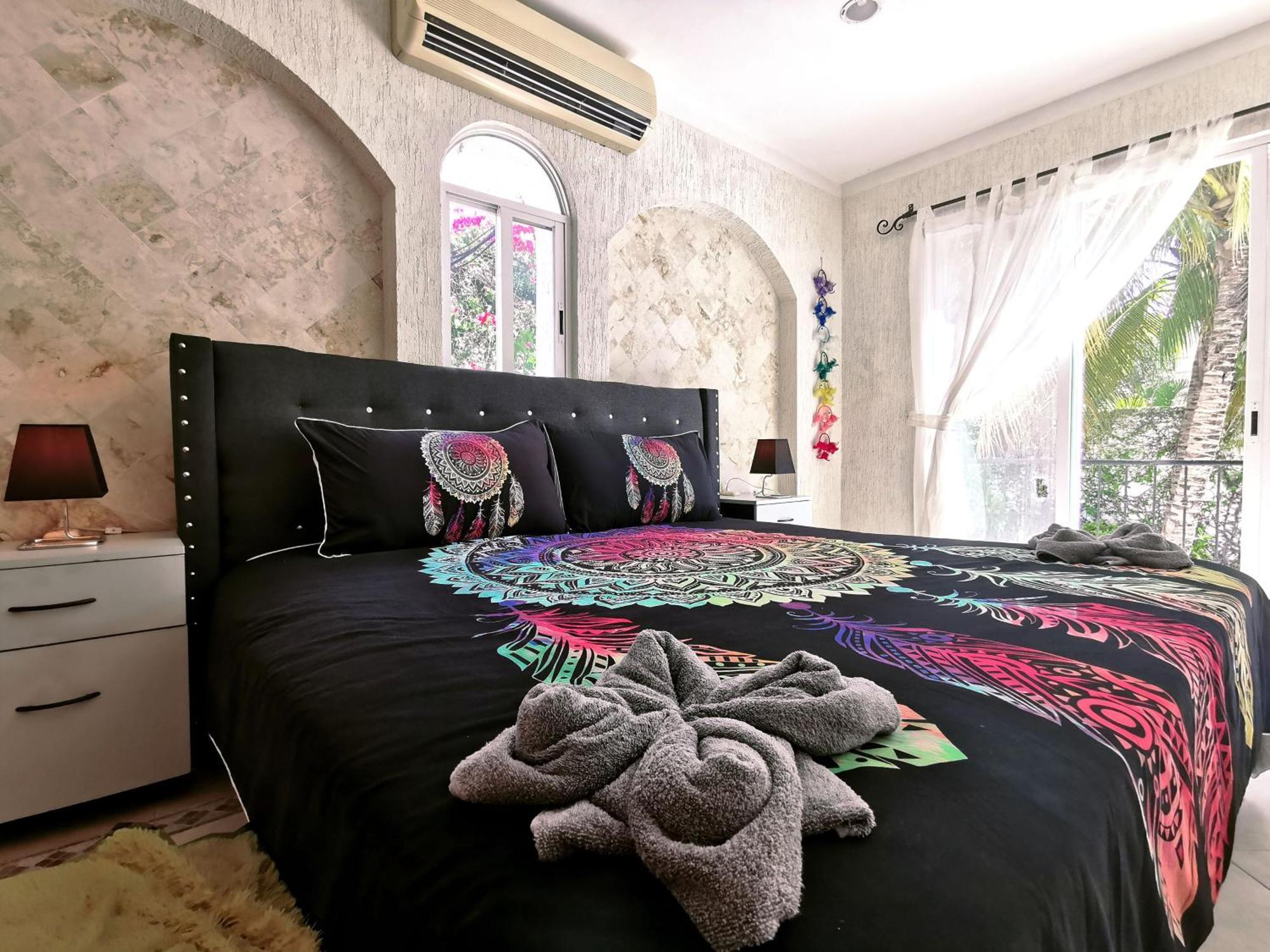 Beautiful & Cozy Near Beach Apartment Pool & Kingsize Bed Cancún Quarto foto