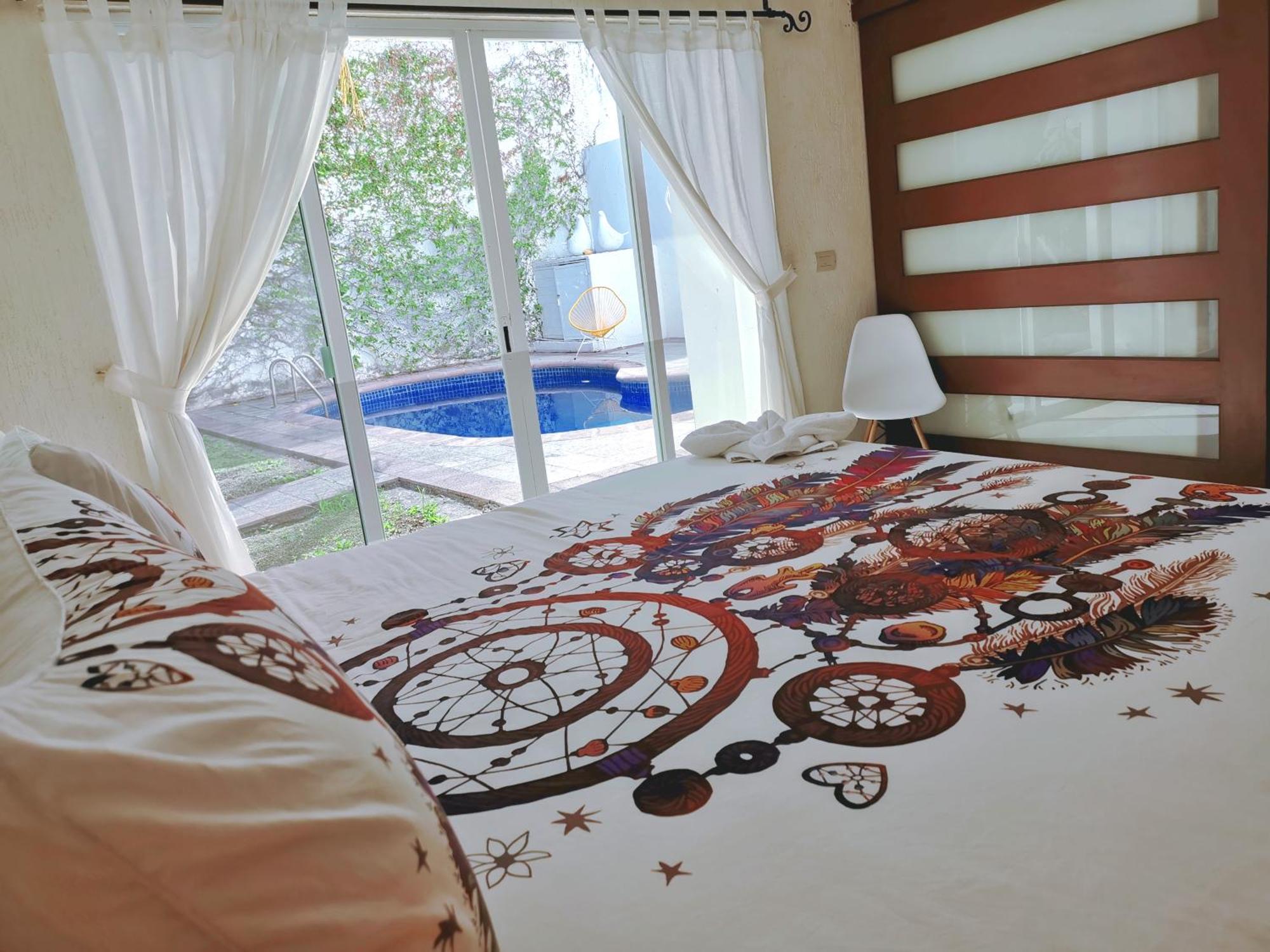 Beautiful & Cozy Near Beach Apartment Pool & Kingsize Bed Cancún Quarto foto